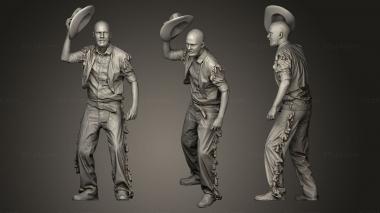 Figurines of people Nick 3d model
